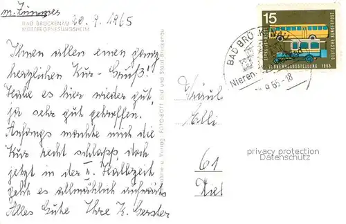 AK / Ansichtskarte Bad_Brueckenau Muettergenesungsheim Bad_Brueckenau