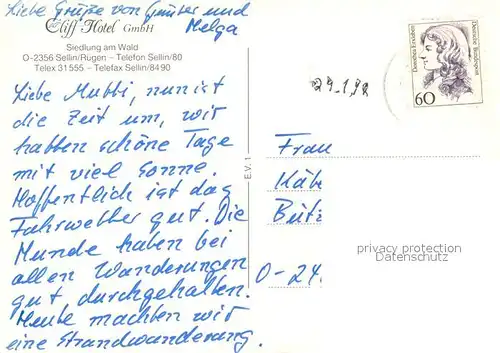 AK / Ansichtskarte Sellin_Ruegen Cliff Hotel Gaststube Zimmer Hallenbad Sellin Ruegen