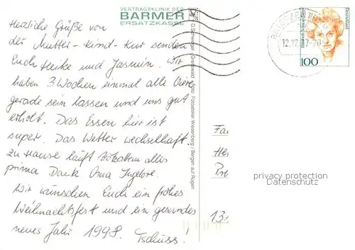 AK / Ansichtskarte Zingst_Ostseebad Mutter und Kind Kurklinik Zingst Foyer Schwimmhalle Spielplatz  Zingst_Ostseebad