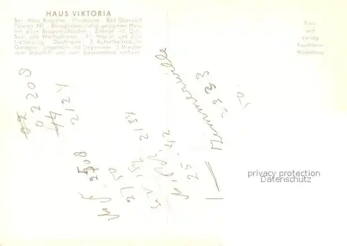 AK / Ansichtskarte Hindelang Haus Viktoria Hindelang