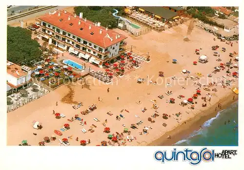 AK / Ansichtskarte Malgrat_de_Mar Quintasol Apart Hotel Playa vista aerea Malgrat_de_Mar