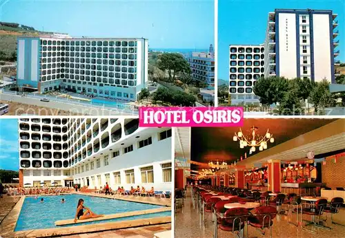 AK / Ansichtskarte Calella Hotel Osiris Restaurant Piscine Calella