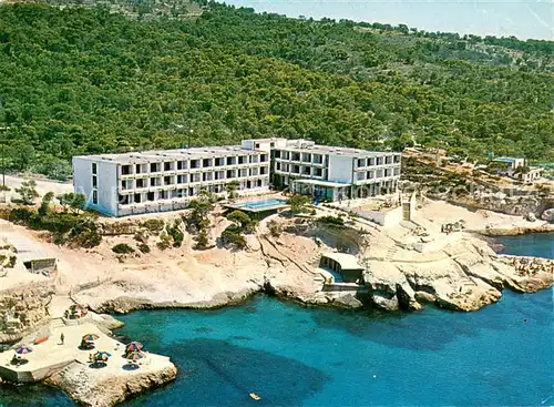 AK / Ansichtskarte Agia_Marina_Aegina Hotel Apollo Kueste Fliegeraufnahme 