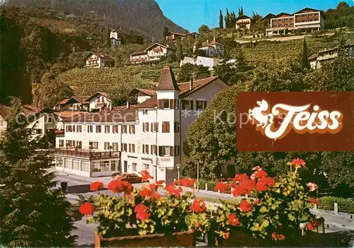 AK / Ansichtskarte Lana_Meran Hotel Restaurant Teiss Ferienhotel Lana_Meran