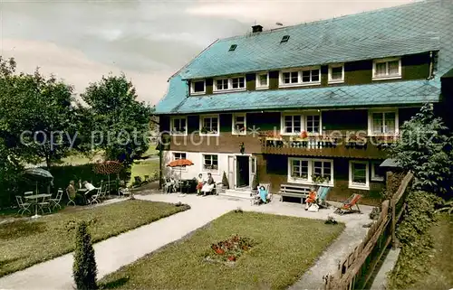 AK / Ansichtskarte Schluchsee Pension Waldhaus im Schwarzwald Schluchsee