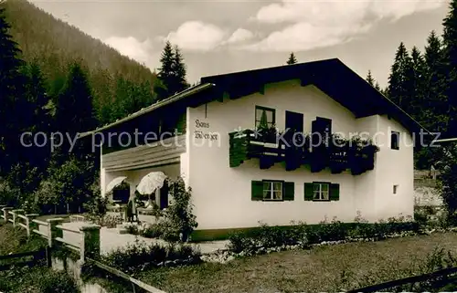 AK / Ansichtskarte Schoenau_Berchtesgaden Gaestehaus Pension Haus Biberger Schoenau Berchtesgaden
