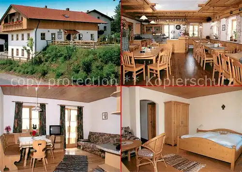 AK / Ansichtskarte Warzenried Woferlhof Gastraum Appartements Warzenried