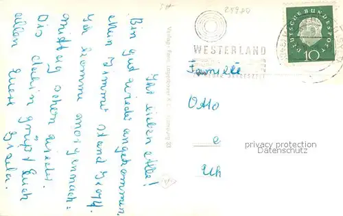 AK / Ansichtskarte Westerland_Sylt LVA Genesungsheim Nordseeheilbad Westerland_Sylt