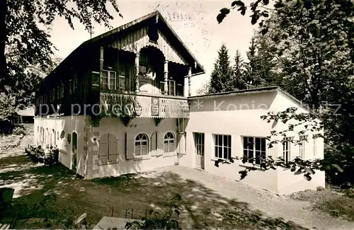 AK / Ansichtskarte Stammbach Unterkunftshaus auf dem Weissenstein Stammbach