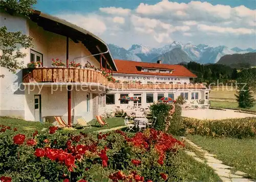 AK / Ansichtskarte Seifriedsberg_Sonthofen Hotel Pension Kuehberg Allgaeuer Alpen Seifriedsberg Sonthofen