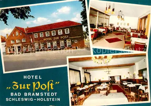 AK / Ansichtskarte Bad_Bramstedt Hotel Restaurant zur Post Bad_Bramstedt