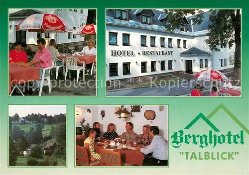 AK / Ansichtskarte Holzhau_Rechenberg Bienenmuehle_Erzgebirge Berghotel Talblick Restaurant 