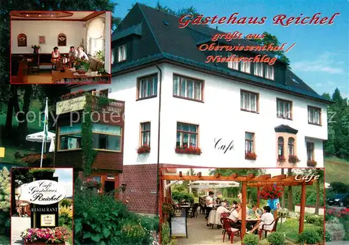 AK / Ansichtskarte Baerenstein_Annaberg Buchholz Cafe Gaestehaus Reichel Restaurant Terrasse Baerenstein