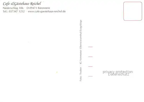 AK / Ansichtskarte Baerenstein_Annaberg Buchholz Cafe Gaestehaus Reichel Restaurant Terrasse Baerenstein