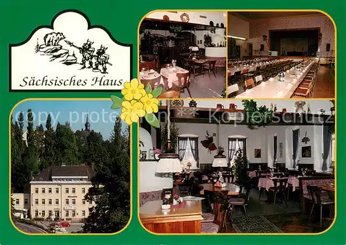 AK / Ansichtskarte Baerenstein_Annaberg Buchholz Hotel Restaurant Saechsisches Haus Baerenstein