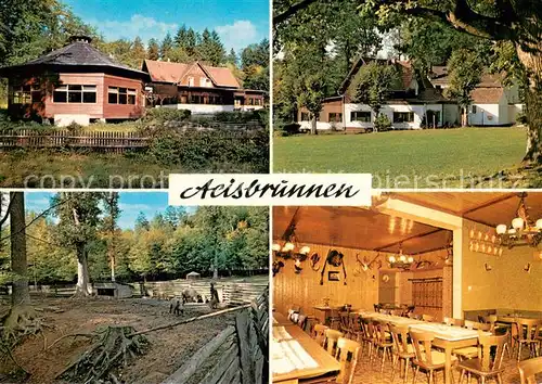 AK / Ansichtskarte Schluechtern Acisbrunnen Waldgaststaette Pension Wildpark Schluechtern