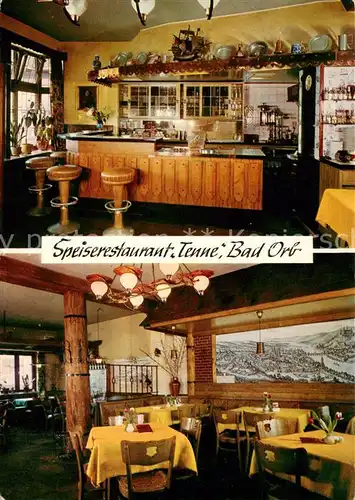 AK / Ansichtskarte Bad_Orb Speiserestaurant Tenne Bad_Orb