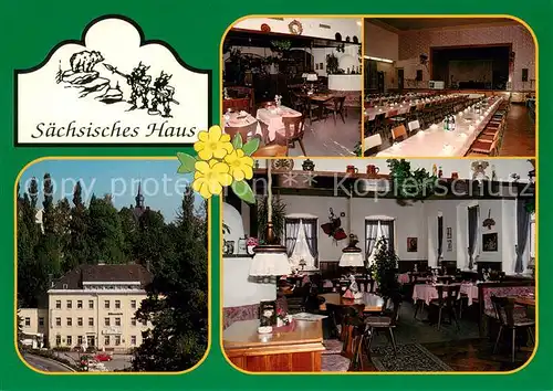 AK / Ansichtskarte Baerenstein_Annaberg Buchholz Saechsisches Haus Hotel Restaurant Baerenstein