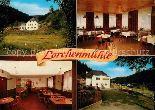 AK / Ansichtskarte Bernstein_Wald Gasthaus Pension Lorchenmuehle Restaurant Thiemitztal Bernstein_Wald