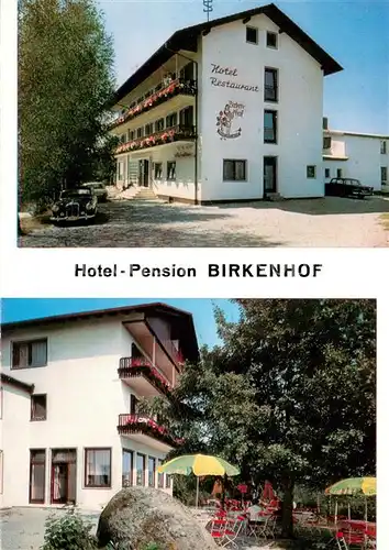 AK / Ansichtskarte Ranfels Hotel Pension Birkenhof Gartenterrasse Ranfels