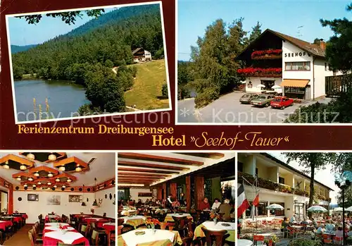 AK / Ansichtskarte Rothau_Dreiburgensee Ferienzentrum Dreiburgensee Hotel Seehof Tauer Restaurant Landschaftspanorama 