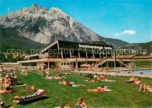 AK / Ansichtskarte Telfs_Tirol Ozon Hallen und Freibad Telfs Tirol