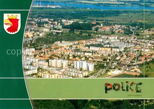 AK / Ansichtskarte Police Fliegeraufnahme Police