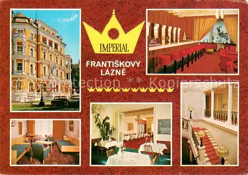 AK / Ansichtskarte Frantiskovy_Lazne Sanatorium Imperial Gastraeume Frantiskovy_Lazne