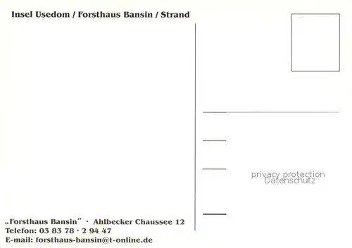 AK / Ansichtskarte Insel_Usedom Fliegeraufnahme Forsthaus Bansin Strandpartien Fahrgastschiff Insel Usedom