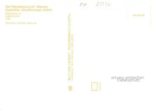 AK / Ansichtskarte Dorf_Mecklenburg Gaststaette Mecklenburger Muehle Muellerstube Cafe  Dorf_Mecklenburg