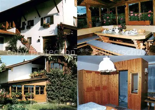 AK / Ansichtskarte Siegsdorf_Oberbayern Gaestehaus Haas Gaststube Zimmer Siegsdorf Oberbayern