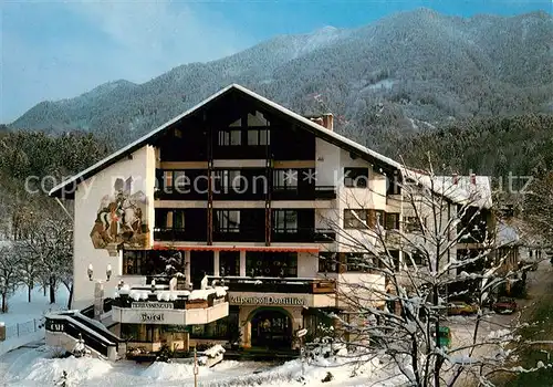 AK / Ansichtskarte Kochel_See Alpenhof Postillion Kochel_See