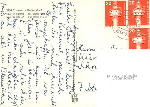 AK / Ansichtskarte Hutschdorf haus Immanuel Haus Bethanien Hallenbad Hutschdorf