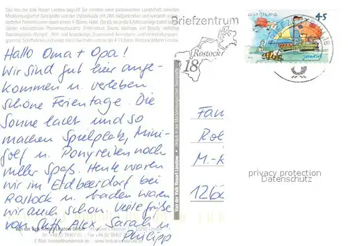 AK / Ansichtskarte Linstow Van der Valk Resort Speisesaal Hallenbad Linstow