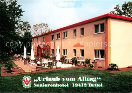 AK / Ansichtskarte Brueel_Mecklenburg_Vorpommern VS Seniorenhotel Brueel Brueel_Mecklenburg