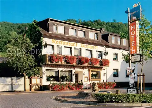 AK / Ansichtskarte Kestert_Rhein Hotel Restaurant Schlaadt Kestert_Rhein