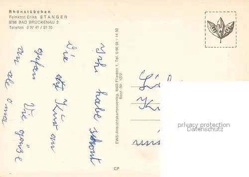 AK / Ansichtskarte Bad_Brueckenau Rhoenstuebchen Bad_Brueckenau