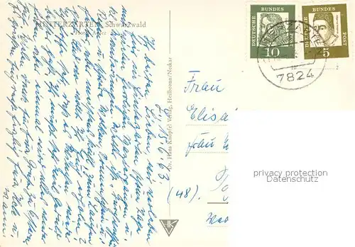 AK / Ansichtskarte Hinterzarten Hotel Adler Hinterzarten