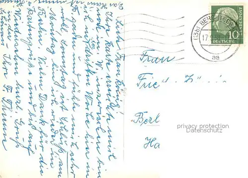 AK / Ansichtskarte Berchtesgaden Pension Berchtesgaden