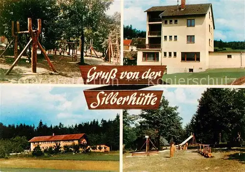 AK / Ansichtskarte Flossenbuerg Oberpfaelzer Wald Schutzhaus Silberhuette Spielplaetze Flossenbuerg