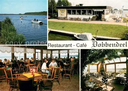 AK / Ansichtskarte Bederkesa_See Restaurant Cafe Dobbendeel Speisesaal Seepartie Bederkesa See
