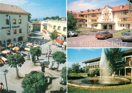 AK / Ansichtskarte Wegscheid_Elsass Marktplatz Apparthotel Haus des Gastes Fontaene Wegscheid Elsass