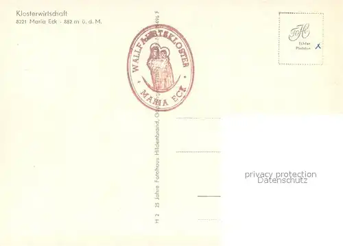 AK / Ansichtskarte Maria_Eck Klosterwirtschaft Maria_Eck