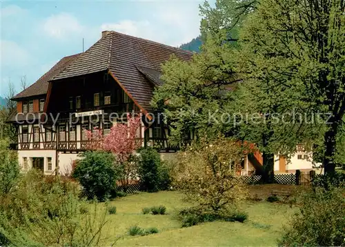 AK / Ansichtskarte Gutachtal_Schwarzwaldbahn Gasthof Pension Linde Gutachtal Schwarzwaldbahn