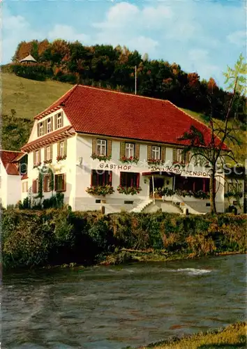 AK / Ansichtskarte Oberwolfach Gasthof Pension Drei Koenig Oberwolfach