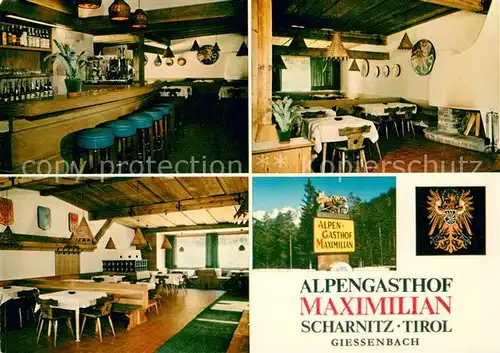 AK / Ansichtskarte Giessenbach Alpengasthof Maximilian Restaurant Bar 