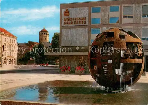 AK / Ansichtskarte Bayreuth Blick vom Luitpoldplatz zum Schlossturm Brunnen Bayreuth