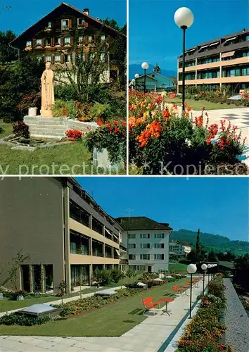 AK / Ansichtskarte Steinerberg Alters  und Pflegeheim St. Annaheim Statue Steinerberg