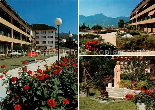 AK / Ansichtskarte Steinerberg Alters  und Pflegeheim St. Annaheim Statue Steinerberg