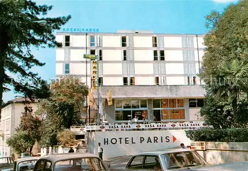 AK / Ansichtskarte Opatija_Istrien Hotel Paris Opatija_Istrien